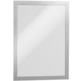 Magnetrahmen Durable 4882-23 488223 Duraframe A4 selbstklebend silber, Pack 10 Stk