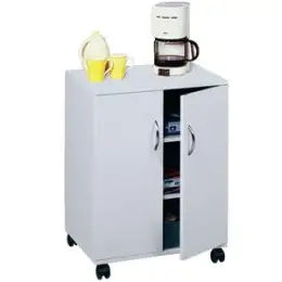 Multifunktionswagen Durable 3115-10 311510 74/53 grau geschlossen mit 2 Flügeltüren und 4 Böden 74/53