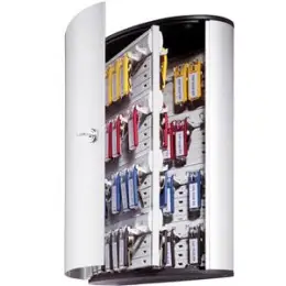 Schlüsselschrank Durable 1955-23 195523 Key Box 72 72 Schlüssel silber 72 42,7x31,4x12,5cm