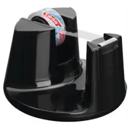 Klebefilm-Tischabroller Tesa 53827-00000-00 Easy Cut Compact 19mm x 33m schwarz SET inkl.1 Rolle Tesafilm 15mm x 10m