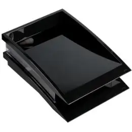 Briefablage-Set Arlac 246.01 02460100 formal-tray (2) 2 Ablagen, schwarz A4