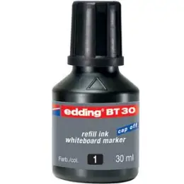 Whiteboardmarker-Nachfülltusche Edding BT30 4-BT30001 schwarz, für edding 2/250/360/361/363/365, 30ml