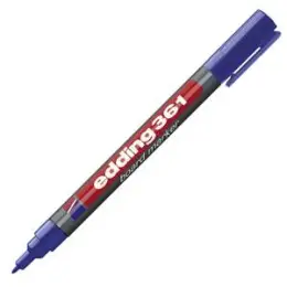 Whiteboardmarker Edding 361 4-361003 1mm, Rundspitze, blau