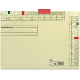 Farbsignal Elba 100420910 99201RO 25 x 9 mm, Papier mit PP-Folie beschichtet, selbstklebend, rot, Pack 100 Stk