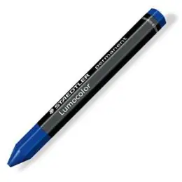 Universalkreide Staedtler 236-3 Lumocolor permanent omnigraph wischfest, wasserfest, blau