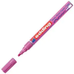 Glanzlack-Marker Edding 751 4-751-9-079 1-2mm, Rundspitze, pink-metallic, Pack 10 Stk