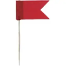 Markierfahnen Alco 712 rot 35 mm lang, Pack 20 Stk