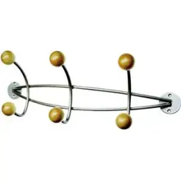 Wandgarderobe Alco 2823 dreifach silber