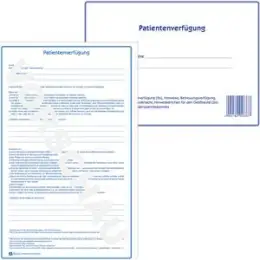 Patientenverfügung Avery Zweckform 2837 220x163mm Vordruckset