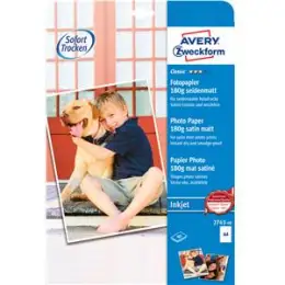 Fotopapier Avery Zweckform 2743-40 A4 170g seidenglänzend, Inkjet, Pack 40 Blatt