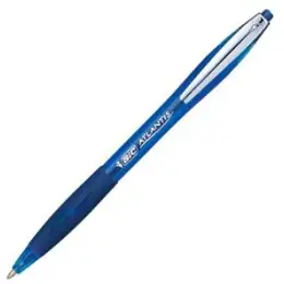 Kugelschreiber Bic 902132 Atlantis Soft 0,4mm (M), Wechselmine, Druckmechanik, dokumentenecht, blau