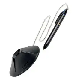 Kugelschreiberständer Bic 918515 4 Colours Counter Pen mit Druckkugelschreiber + 4 blauen Minen