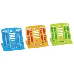 Leseständer Brunnen 10-40401 1040401 Metall sortiert blau, gelb, grün, Pack 6 Stk