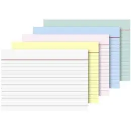 Karteikarten Brunnen 10-2260195 102260195 A6 liniert sortiert, Pack 100 Stk