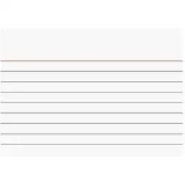 Karteikarten Brunnen 10-2270100 102270100 A7 liniert weiß, Pack 100 Stk