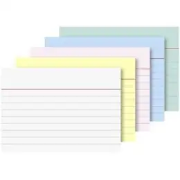 Karteikarten Brunnen 10-2270195 102270195 A7 liniert sortiert, Pack 100 Stk