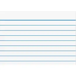 Karteikarten Brunnen 10-2282200 102282200 A8 liniert weiß, Pack 100 Stk