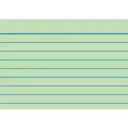 Karteikarten Brunnen 10-2282250 102282250 A8 liniert grün, Pack 100 Stk