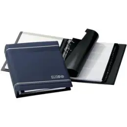 Telefonringbuch Durable 2377-07 237707 Telindex A5, 4 Ringe, Folie, matt, dunkelblau