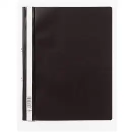Schnellhefter Durable 2580-01 258001 schwarz A4 PVC Überbreit mit Abheftmechanik, Pack 25 Stk