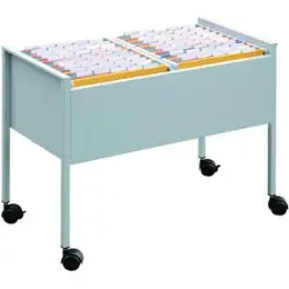 Hängemappenwagen Durable 3082-10 308210 Economy 100 Duo A4 grau für ca. 100 Hängemappen A4