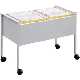 Hängemappenwagen Durable 3082-23 308223 Economy 100 Duo A4 silber für ca. 100 Hängemappen A4