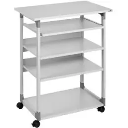 Computertisch Durable 3720-10 372010 Trolley 75 VH grau SYSTEM Computer mobil höhenverstellbar