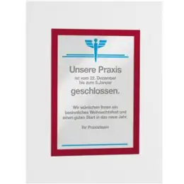 Magnetrahmen Durable 4882-03 488203 Duraframe A4 rot, Pack 10 Stk