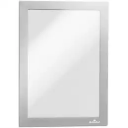 Magnetrahmen Durable 4947-23 494723 Duraframe Magnetic A5 magnetisch silber HPVC 240my, Pack 5 Stk