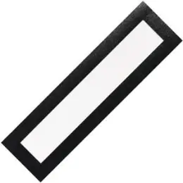 Magnetrahmen Durable 4986-01 498601 Duraframe Magnetic Top 210x40 schwarz, Pack 5 Stk