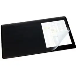 Schreibunterlage Durable 7202-01 720201 schwarz 40x53cm mit transparenter Abdeckung