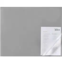 Schreibunterlage Durable 7293-10 729310 grau 52x65cm Vollsichtplatte Kantenschutz