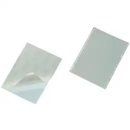 Selbstklebetasche Durable 8293-19 829319 Pocketfix transparent 57x90 adhesiv, Pack 100 Stk
