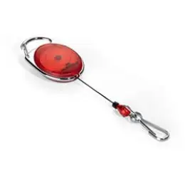 Namensschild-Halter Durable 8327-03 832703 Jojo Style rot 80cm mit Federhaken