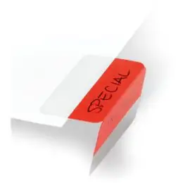 Doppeltabe Durable 8406-00 840600 Quick Tab Duo selbstklebend sortiert Breite 40mm, Pack 24 Stk