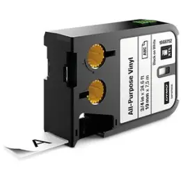 Schriftband-Kassette Dymo 1868752 XTL schwarz auf weiß 19mm/7m für XTL-300/XTL-500 Vinylband