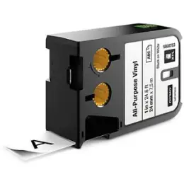Schriftband-Kassette Dymo 1868753 XTL schwarz auf weiß 24mm/7m für XTL-300/XTL-500 Vinylband