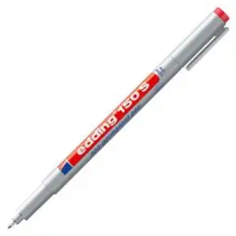 Folienschreiber Edding 150S 4-150002 rot 0,3mm wasserlösliche Tinte