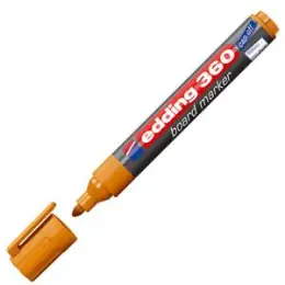 Whiteboardmarker Edding 360 4-360006 1,5-3mm, Rundspitze, orange