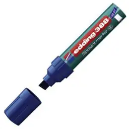 Flipchartmarker Edding 388 4-388003 4-12mm, Keilspitze, blau