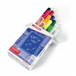Kreidemarker Edding 4095 4-4095999 2-3mm, Rundspitze, 10er-Set, schwarz, rot, blau, grün, hellgrün, neongelb, neonorange, neonrosa, 2x weiß