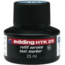 Textmarker-Nachfülltusche Edding HTK25 4-HTK25010 hellblau, für edding 24, 340, 345, Flasche 25ml