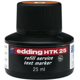 Textmarker-Nachfülltusche Edding HTK25 4-HTK25006 orange, für edding 24, 340, 345, Flasche 25ml