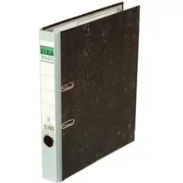 Ordner Elba 100022597 10404FGR Rado A4, 50mm, Pappe/Wolkenmarmor, grauer Rücken