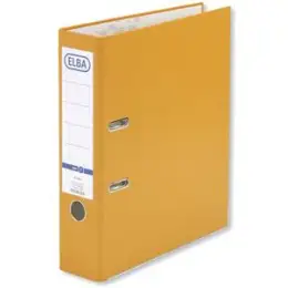 Ordner Elba 100202155 10456OG smart Pro A4, 80mm, Pappe/PP-Folie, Wechselfenster, orange