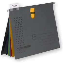 Organisationshefter Elba 100333017 Chic Ultimate anthrazit, Pack 3 Stk