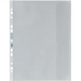 Prospekthüllen Elba 100460999 71443/2FL Oxford A4 90my PP rechts offen mit Klappe, Pack 10 x 10 Stk