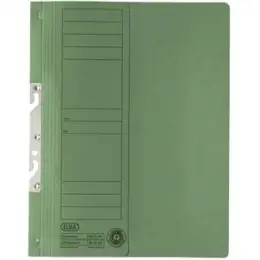 Einhakhefter Elba 100551893 22451GN A4 kaufmännische Heftung 1/2 Deckblatt grün 250g Manilakarton RC