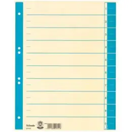 Trennblatt Esselte 621020 A4 hellblau, Pack 100 Stk