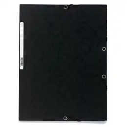 Sammelmappe Exacompta 55501E schwarz A4 Karton/Pappe 3 Jurisklappen